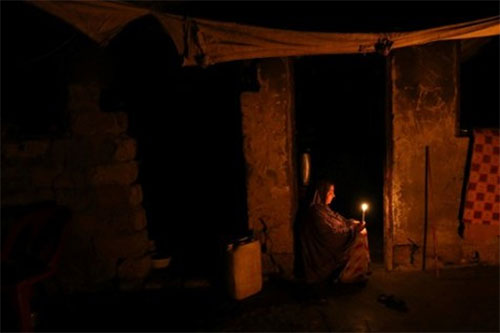 Gaza se hunde en la oscuridad